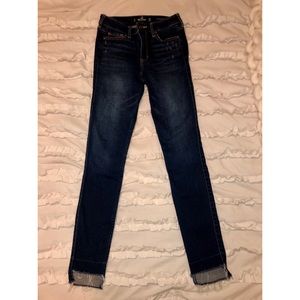 Hollister Raw Hem Skinny Jeans